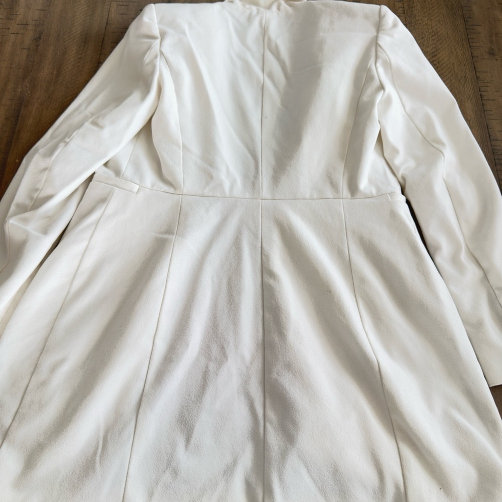 Zara White Women's Blazer - Picture 2 of 12